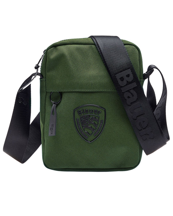 Blauer Cordura Nylon Crossbody Bag
Basic Camera Verde Uomo