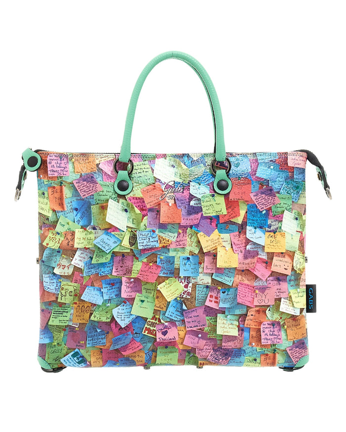 Gabs Trasformabile Hobo Shopper Tote Bauletto Zaino Multicolore in Pelle 1