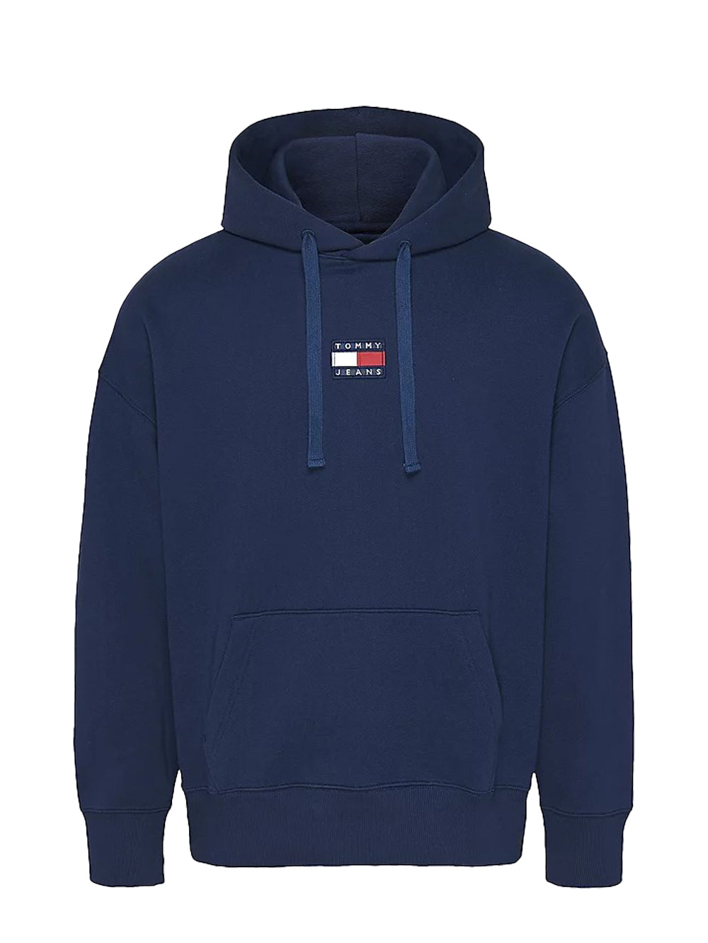 Tommy Jeans Blue Badge Cotton Hoodie