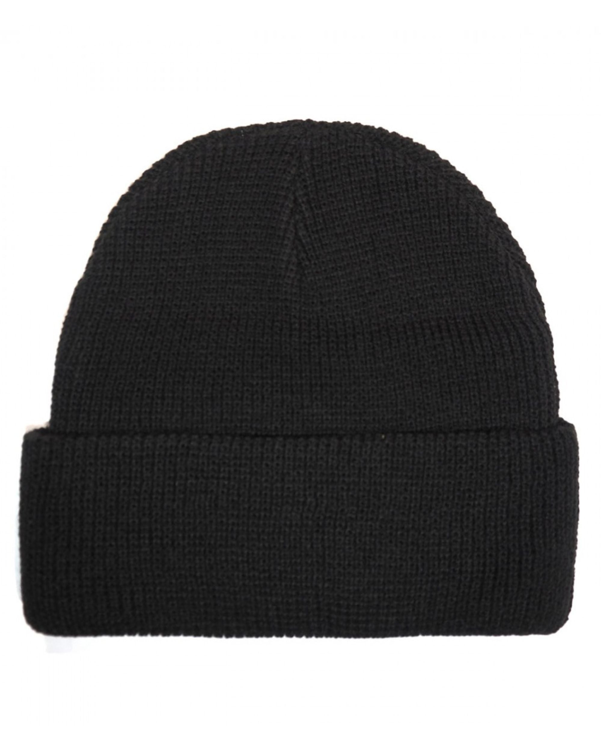Goorin Bros. Cappello Beanie Hat Cuffia Con Patch Frontale E Logo Su Lato Nero Unisex
