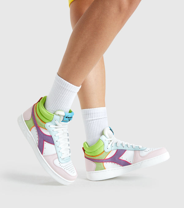 Diadora Sneaker Magic Basket Demi WN Leather Multicolor-2