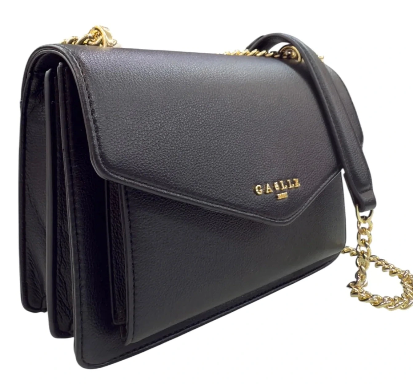Gaelle Borsa Tracolla in Ecopelle Bottalato Nero Donna GAACW02322