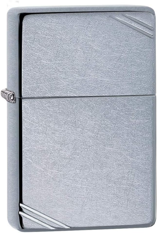 Zippo Made In Usa,antivento Ricaricabile Argento Unisex