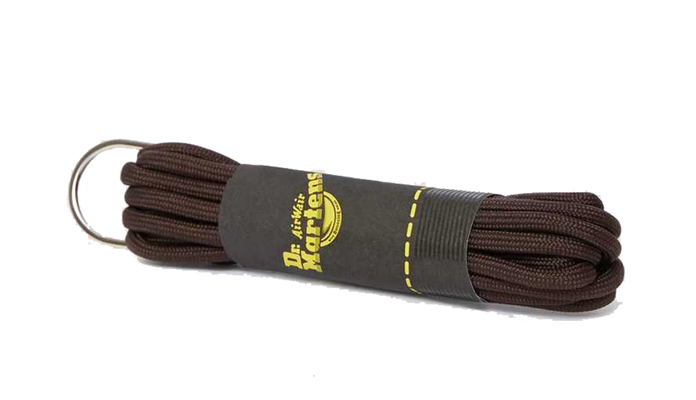 Dr. Martens Lacci Rotondi 140cm (fino a 10 fori) in Poliestere Marrone Unisex