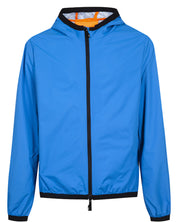 Suns Men's Blue Hooded Sports Jacket