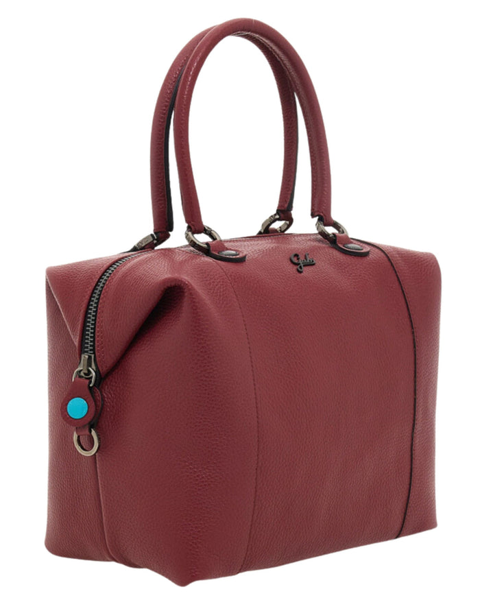 Gabs Backpack Transformable into Shopper, Trunk and Hobo in Red Leather 4