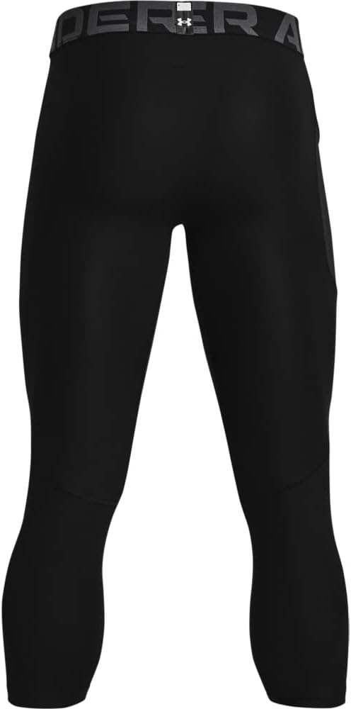 Under Armour leggins compressione pantaloni allenamento corsa uomo men 3/4 palestra nero