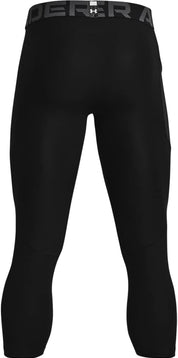 Under Armour leggins compressione pantaloni allenamento corsa uomo men 3/4 palestra nero