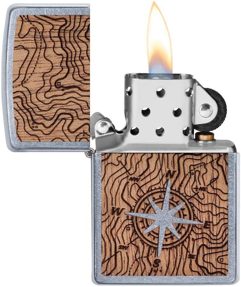 Zippo Windproof Refillable Made In Usa Silver Unisex