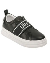 Liu Jo Sneakers Logo Pelle Nero