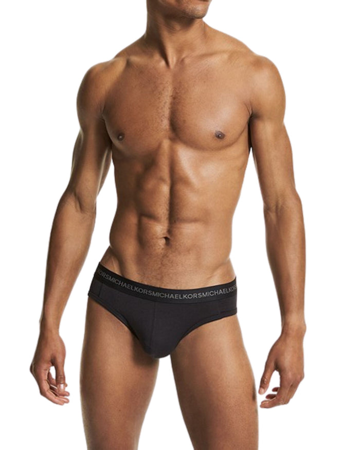 Michael Kors Tripack 3 Pezzi Set Kit Intimo Mutande Supima Nero Uomo 2