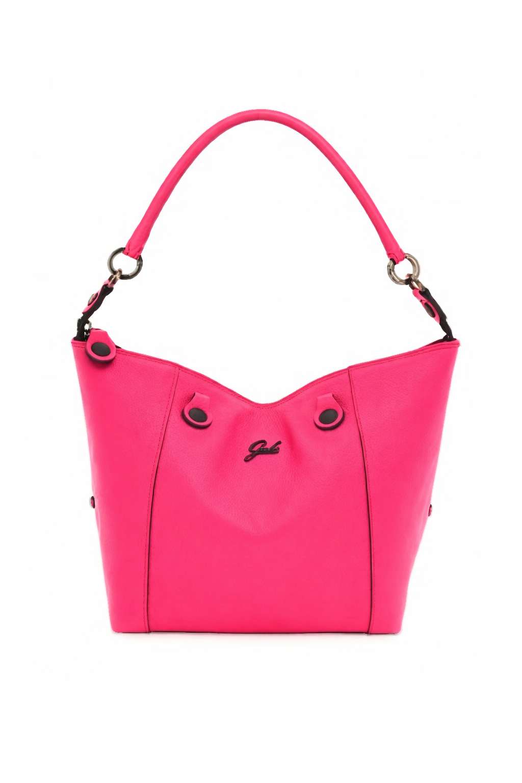 Gabs G3 Plus M Borsa Zaino Trasformabile Hobo Shopper Tote Bauletto in Pelle Begonia