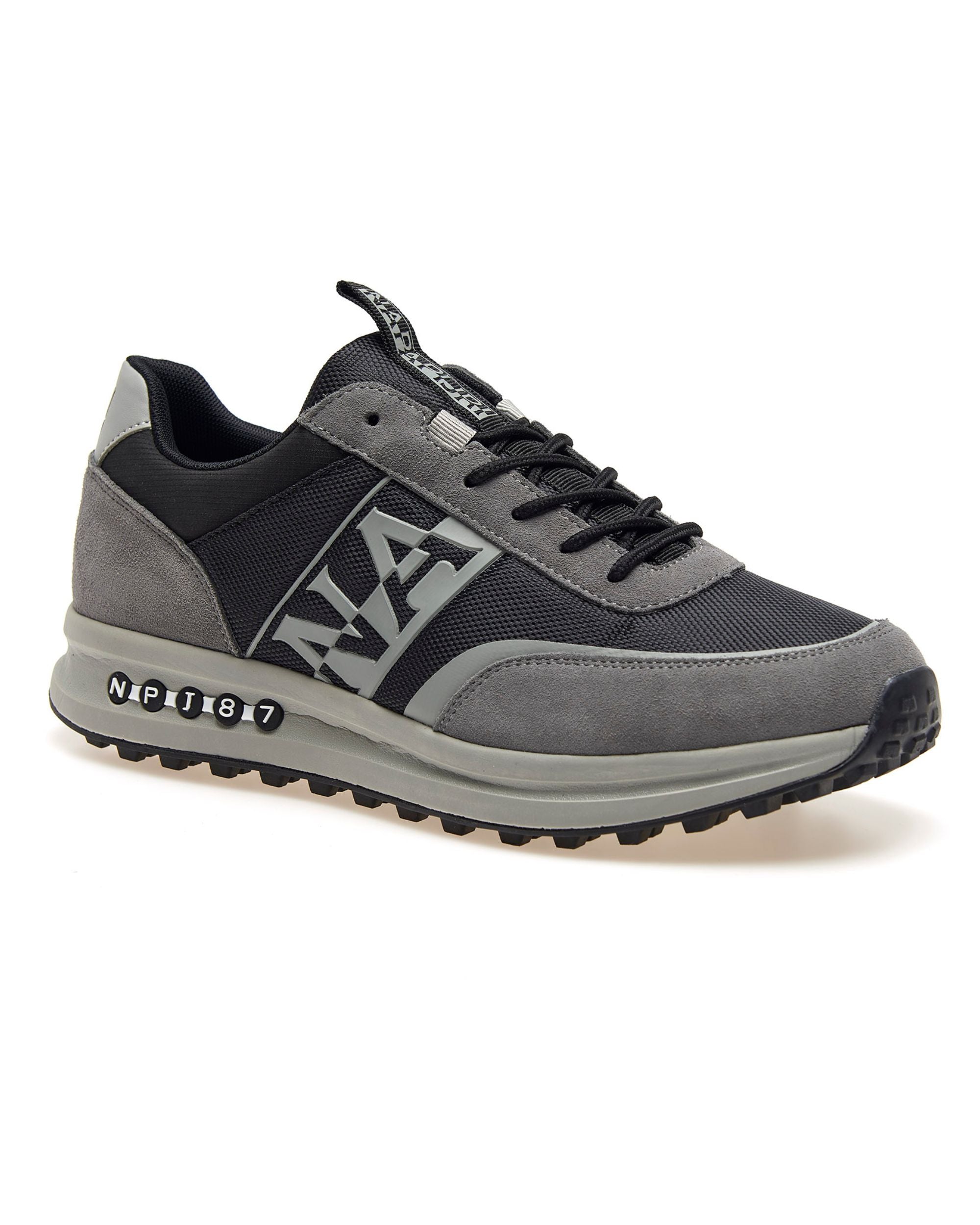 Napapijri Low Sneakers Leather and Fabric Black