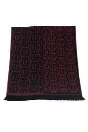 Philipp Plein All Over Logo Stole 180x40 cm Purple