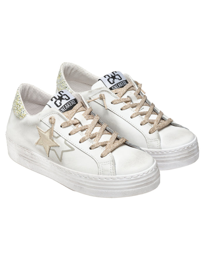 2star Sneaker Hs Low Bianco Donna 2