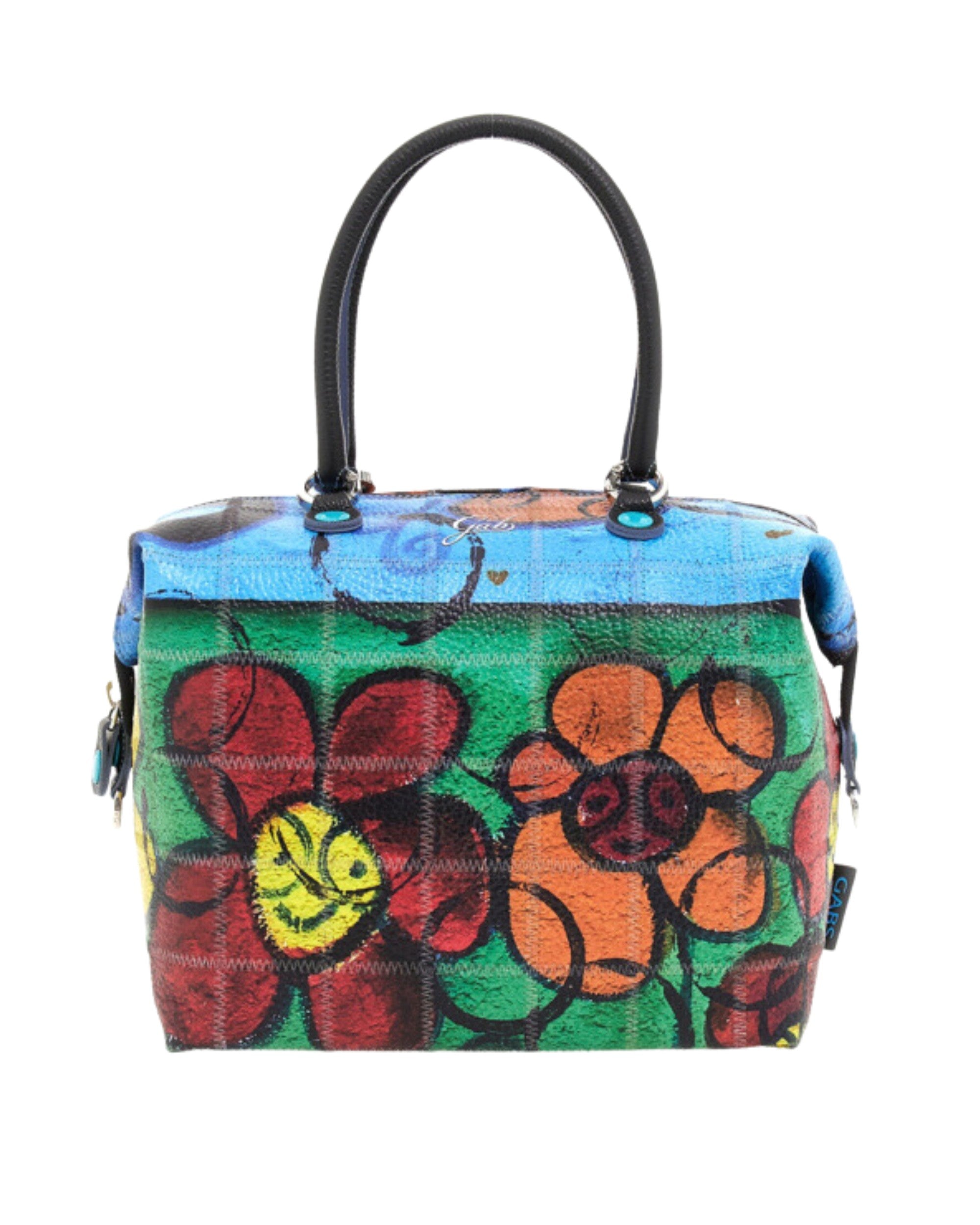 Borsa Donna GABS G3 PLUS HOLIDAY TG M - Shopper Tote Zaino Trasformabile In Pelle Rossa - Foto 14