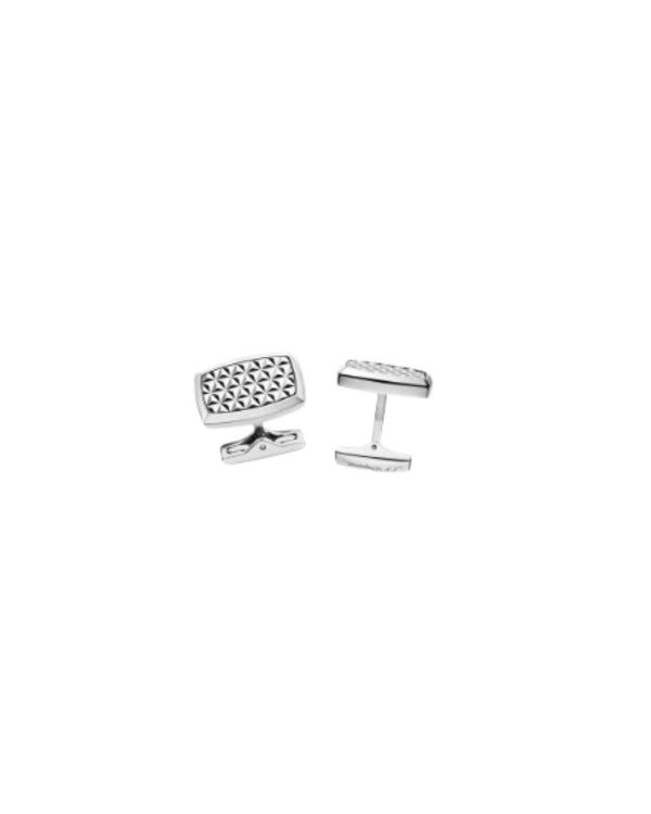 Stdupont Rectangular Silver Men's Dress Accessory