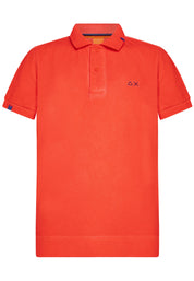 Sun68 Polo Special Dyed EL Cotton Red