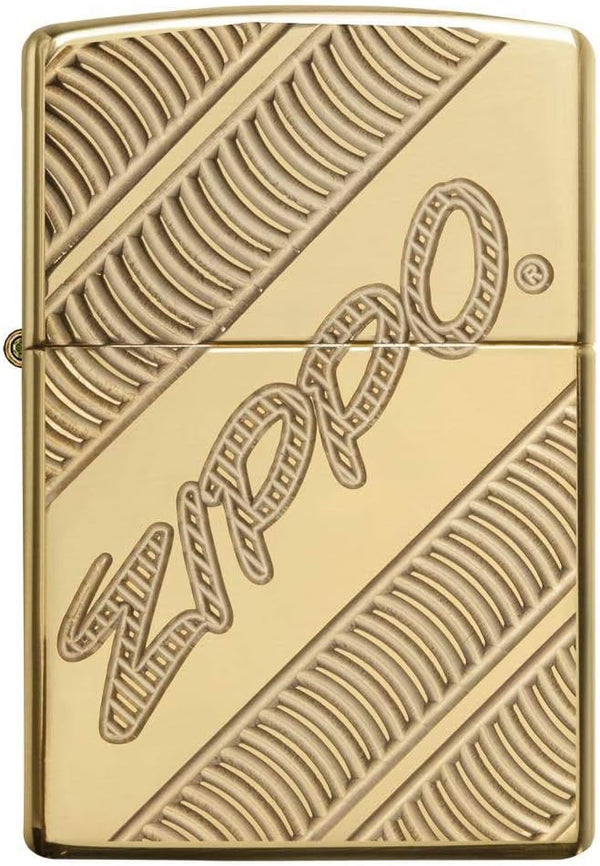 Zippo Antivento Ricaricabile Made In Usa Armor Oro Unisex-2