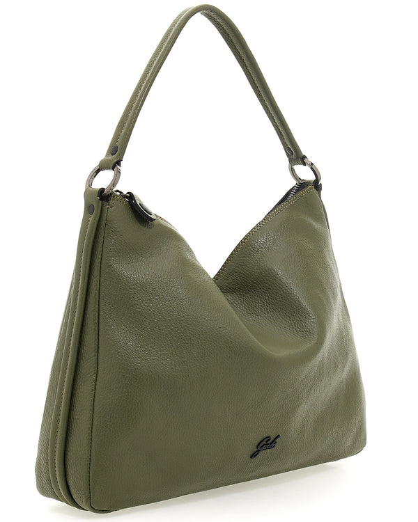 Gabs One Shoulder Calliope Leather Green-2