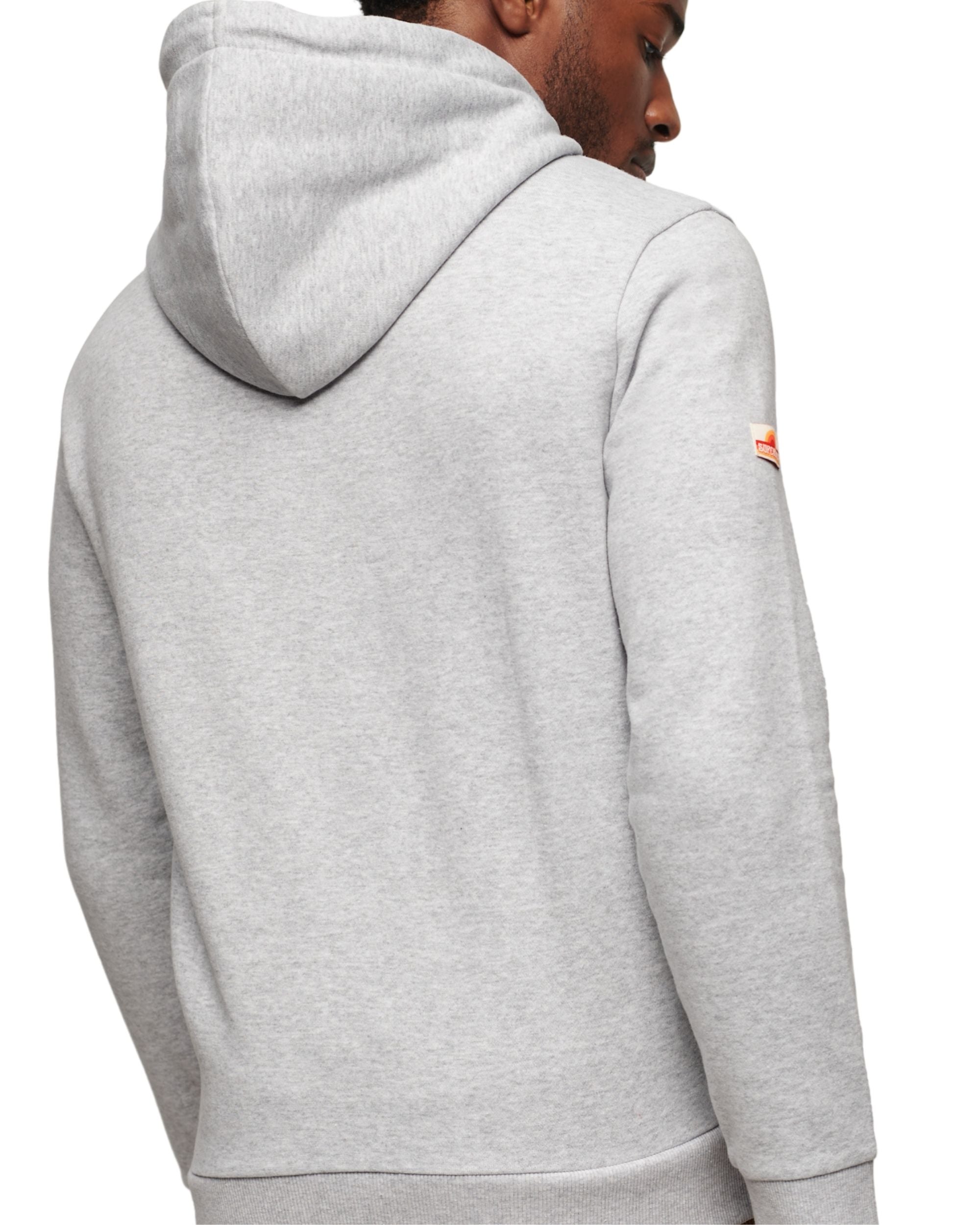 Superdry Hoodie Great Outdoors Graphic Cotton Grey