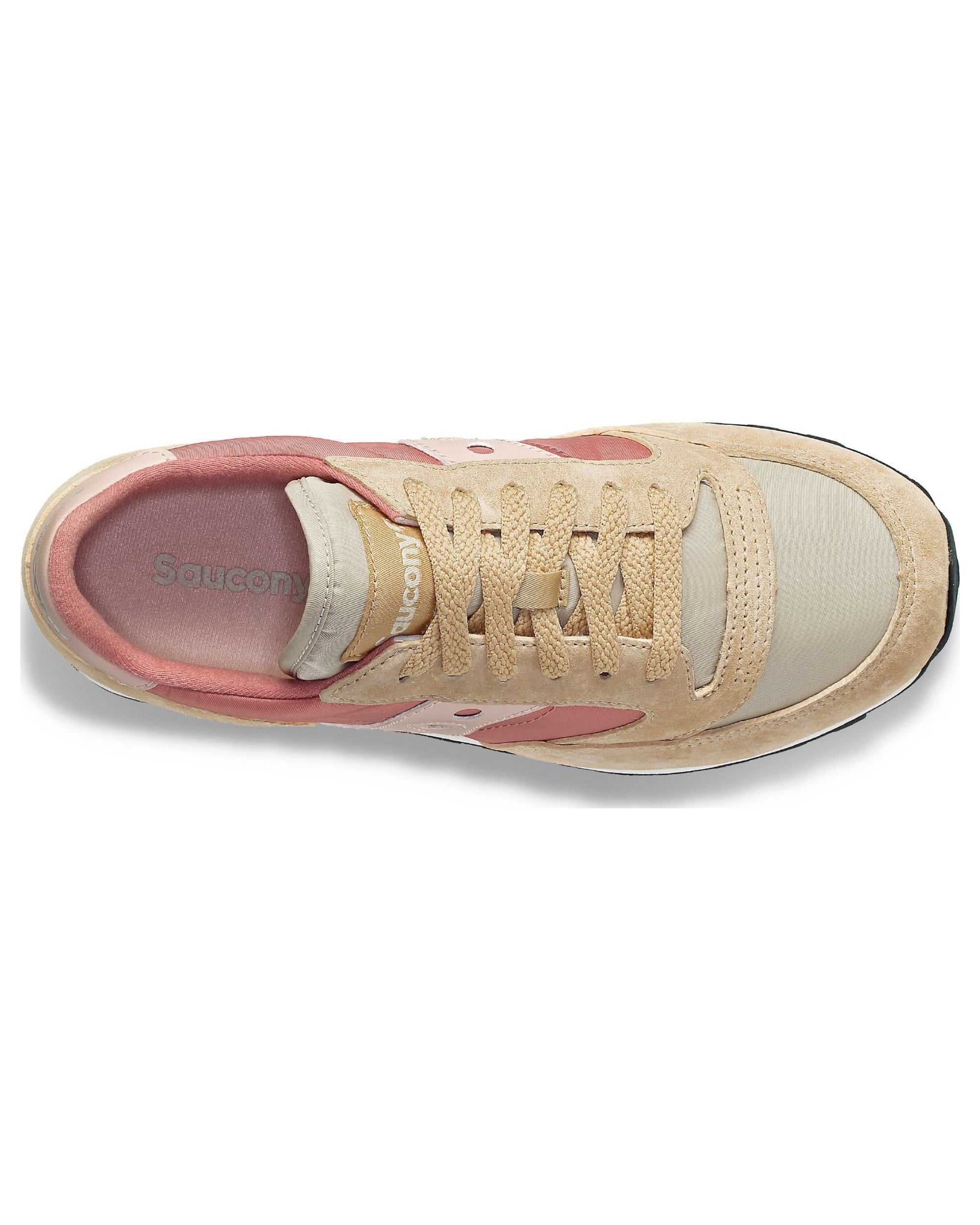 Saucony Sneakers Jazz Triple in Pelle Beige