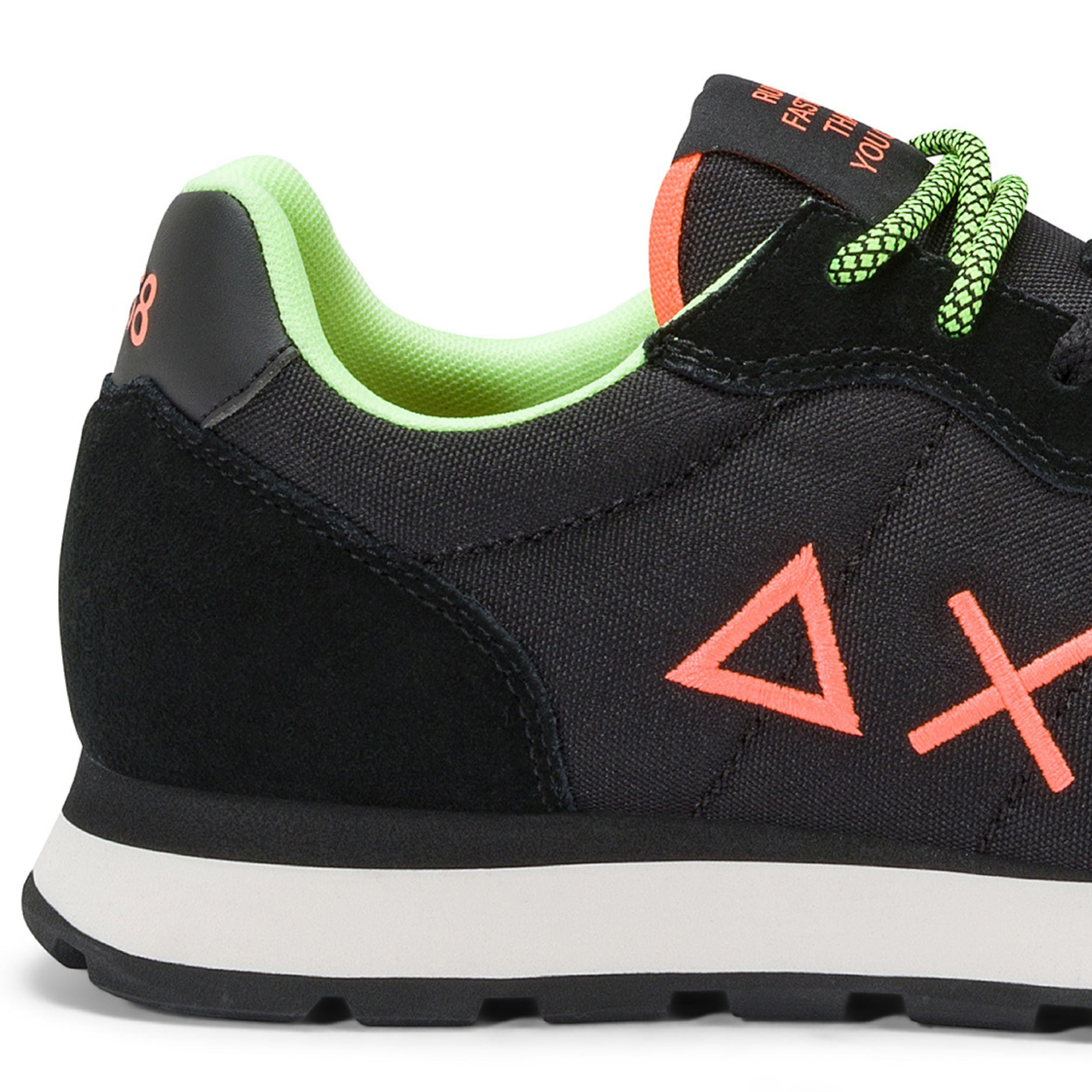 Sun68 Scarpe Tom Fluo Z45102 Nero Sneakers Casual Uomo