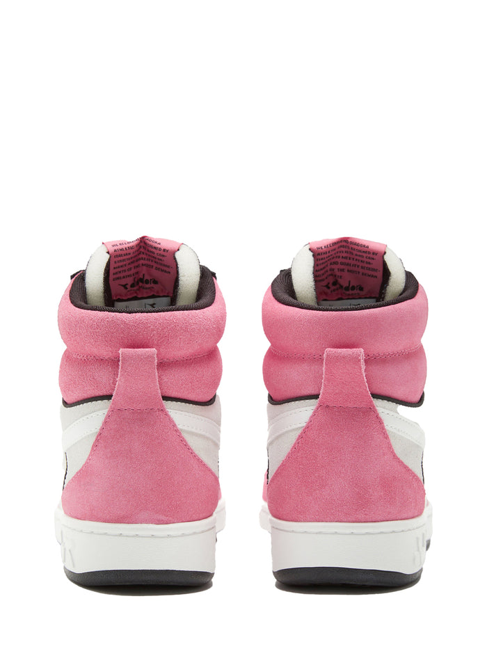 Diadora Sneakers Magic Basket Mid Pelle Rosa 3