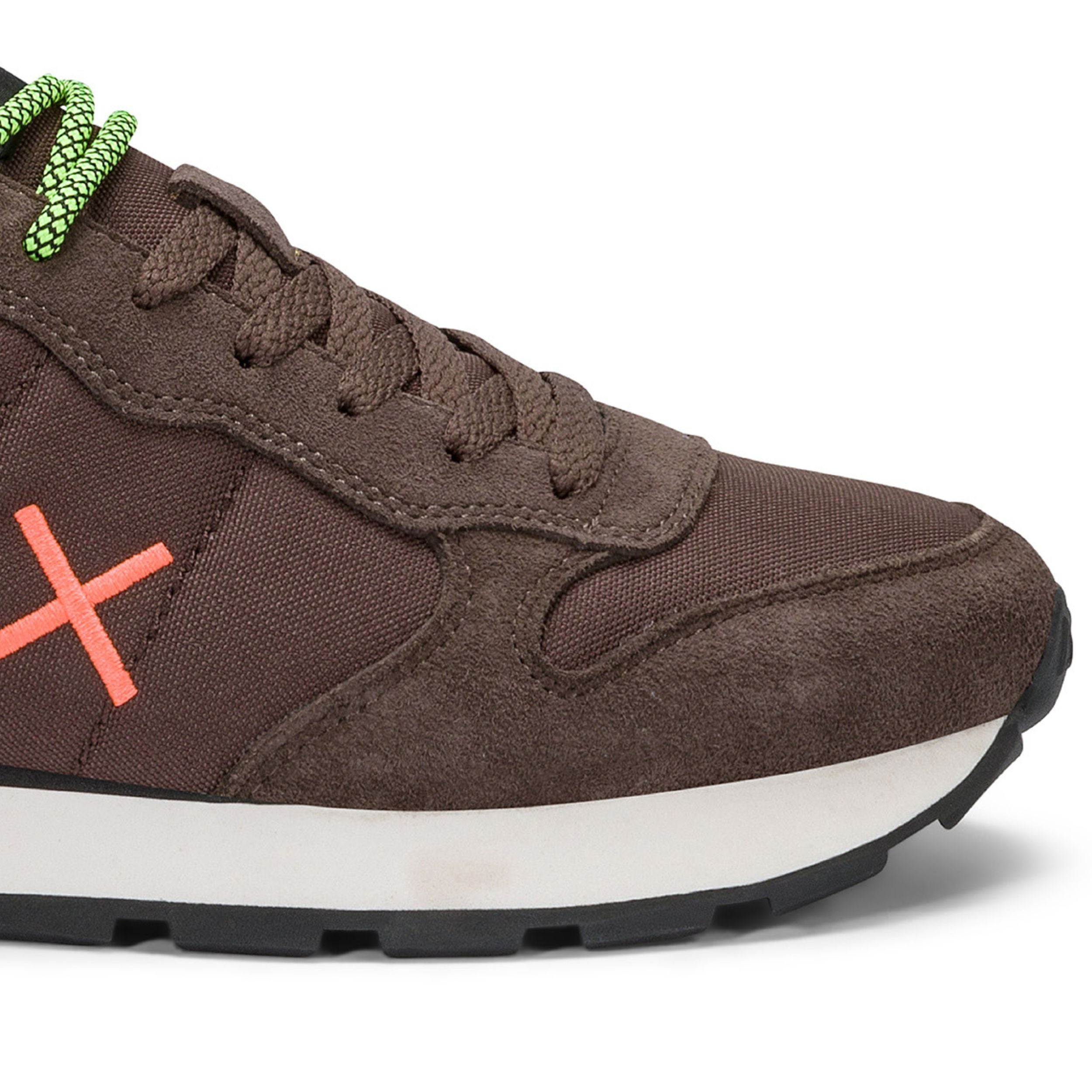 Sun68 Scarpe Tom Fluo Z45102 Marrone Sneakers Casual Uomo