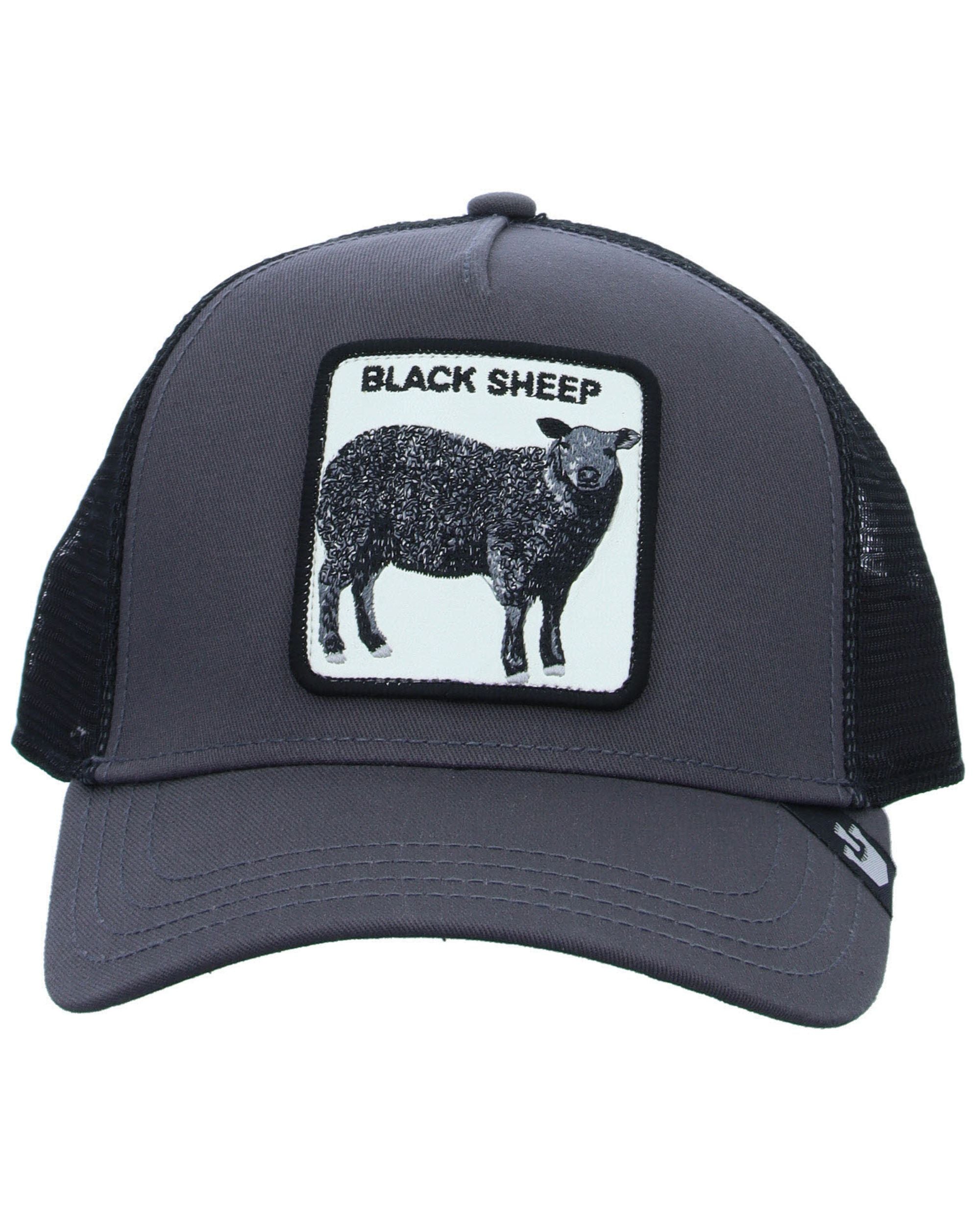 Goorin Bros. Trucker Cap Animal Farm 'the Black Sheep' Gray Unisex Cap