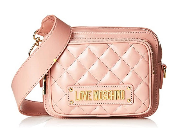 Love Moschino Borsa a Tracolla Quilted Nappa Rosa