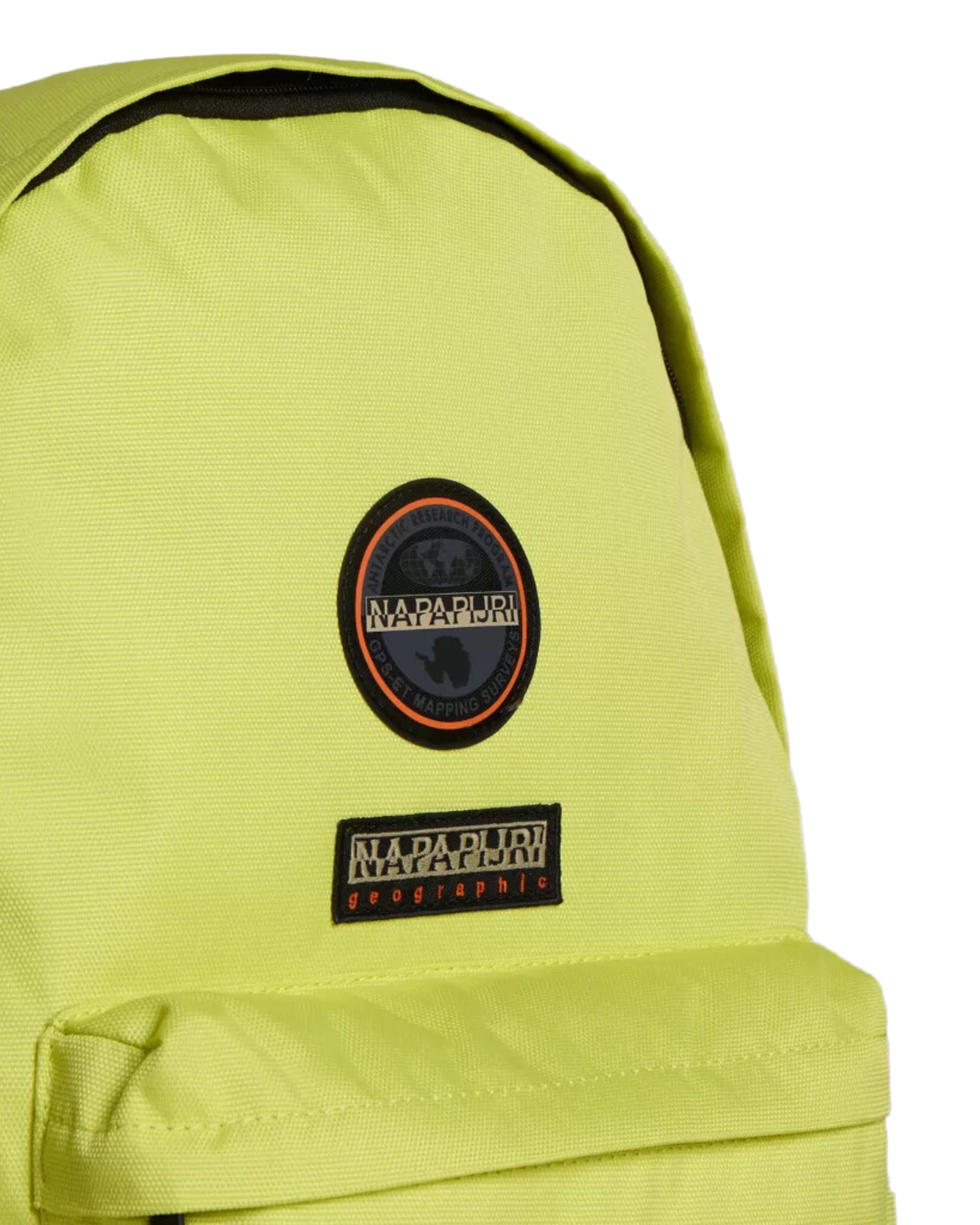 Napapijri Casual Backpack Single Compartment Zip Closure Yellow