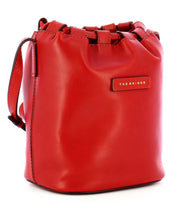 The Bridge Bucket Shoulder Bag Internal Pocket Red Women