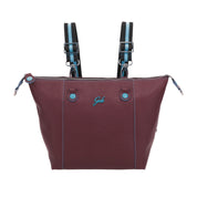 Gabs Borsa Donna trasformabile G3 PLUS L BULL BASIC Shopper Trasformabile Zaino BORDEAUX CHIANTI