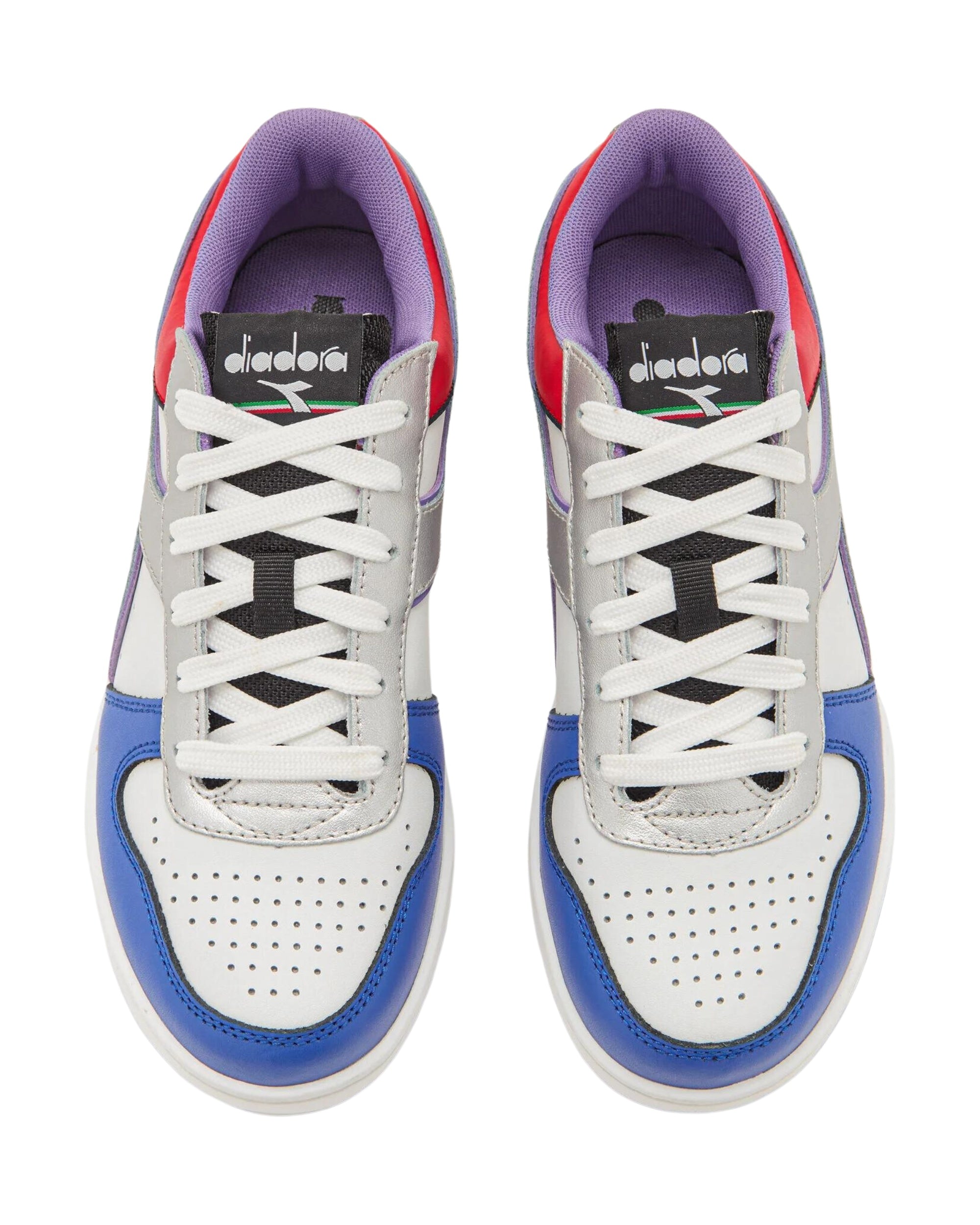 Diadora Sneakers Magic Basket Low Galaxy Similpelle Argento