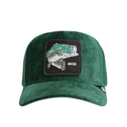 Goorin Bros. Cappellino Trucker Cap Invernale Iced Pesce Bass Verde Smeraldo Unisex