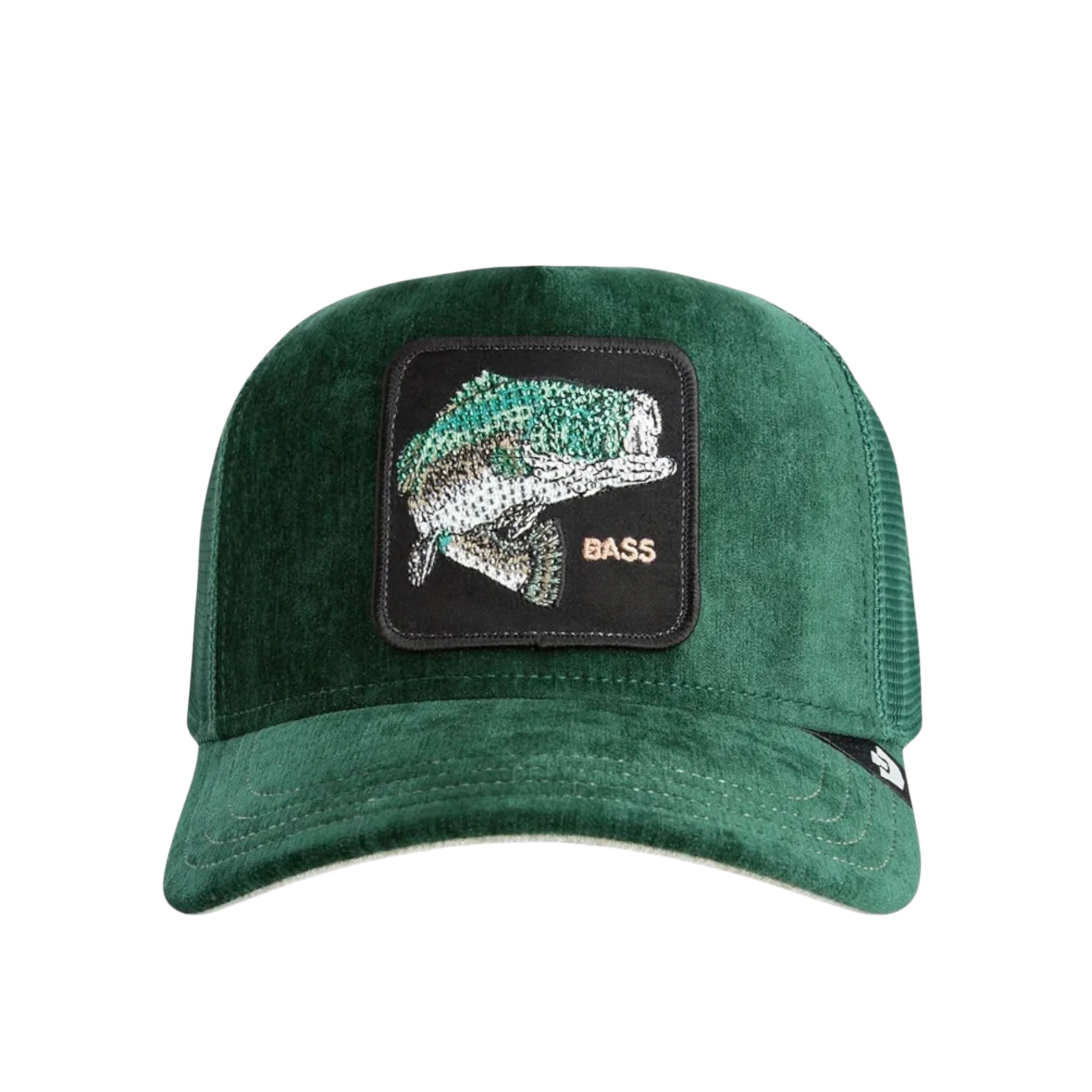 Goorin Bros. Cappellino Trucker Cap Invernale Iced Pesce Bass Verde Smeraldo Unisex