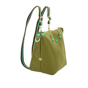 Gabs Borsa Donna trasformabile G3 PLUS L BULL BASIC Shopper Trasformabile Zaino Verde Prezzemolo