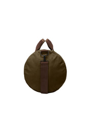 Napapijri Borsa da Viaggio con Tracolla Bering 3 in Cotone Cerato Verde Oliva Unisex