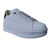 Gaelle Paris Scarpe Sneaker Addict in Pelle Marrone Bruciato Donna