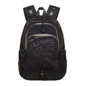 Blauer Women Unisex Cordura Nylon Backpack Basic Black Men