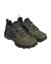Adidas Scarpe Trail Terrex AX4 GTX Tessuto Tecnico Verde Oliva Nero Uomo