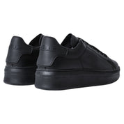 Gaelle Paris Scarpe Sneaker Addict in Pelle Nero all black Donna 01450