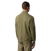 North Sails Felpa manica lunga BASIC FULL ZIP SWEATSHIRT verde militare 691221