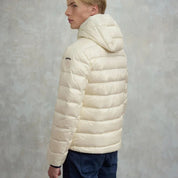 Blauer Giubbotto Piumino Corto Imbottito Acton Bianco Interno Beige Uomo