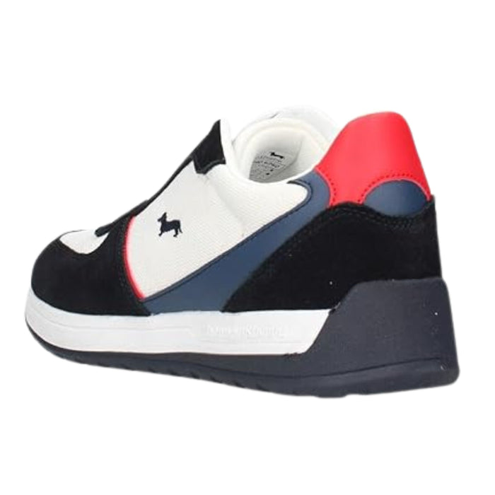 Harmont & Blaine Sneakers Pelle con Logo Bassotto Blu bianco 3