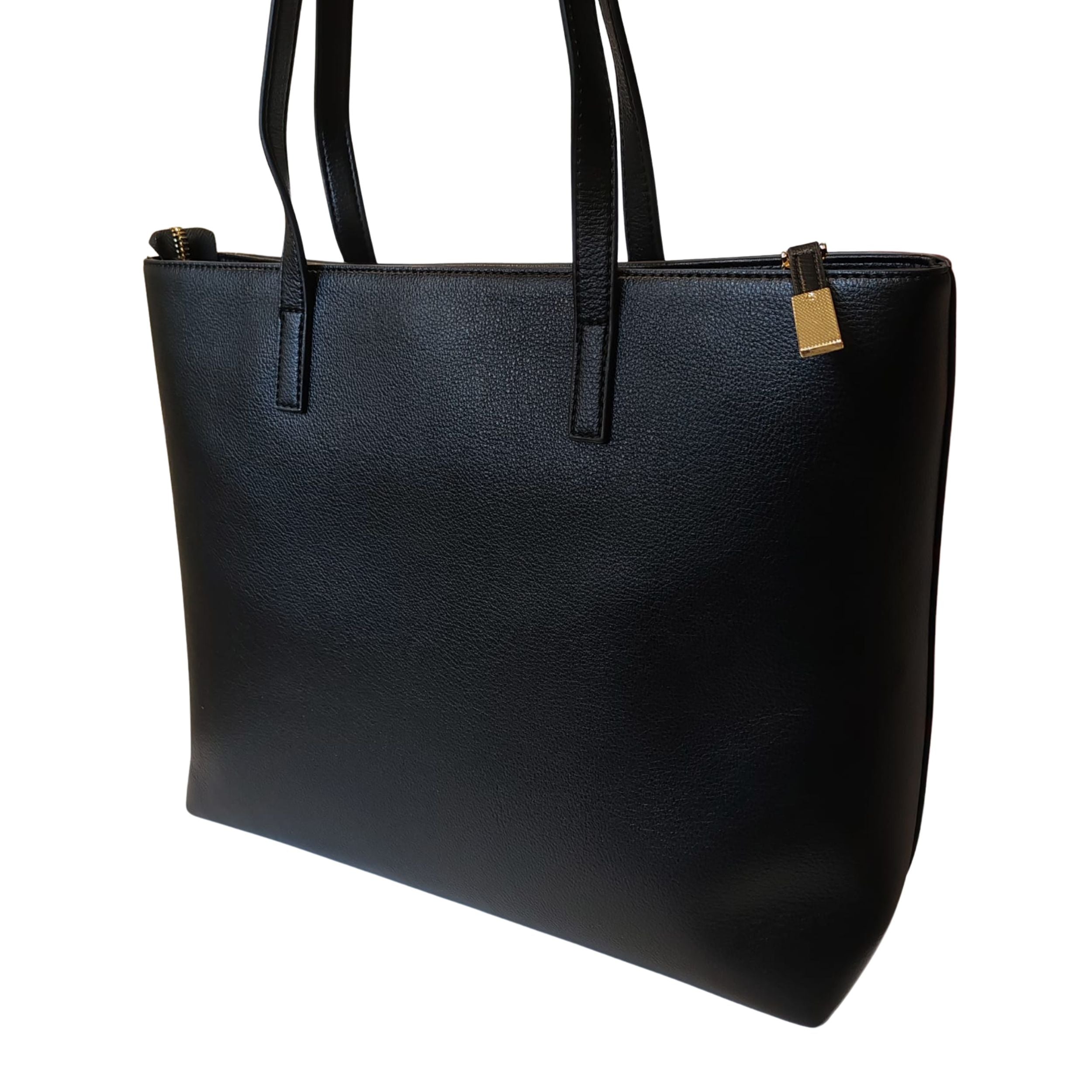 Gaelle Borsa Maxi Shopper in Ecopelle Bottalato Nero Donna GAACW02329