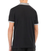 La Martina Polo Classica In Piquet stretch Regular Fit Nero uomo map005
