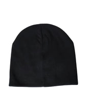 Disclaimer berretto cuffia beanie hat uomo donna black cotone 100% tricot 55200