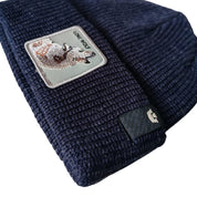 Goorin Bros. Cuffia Beanie 'The Lone Wolf' in Misto Acrilico Blu Galattico Unisex
